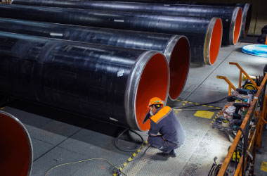 Internal Pipe Blasting and Coating